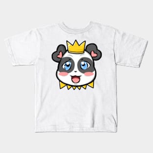 Crown Panda Kids T-Shirt